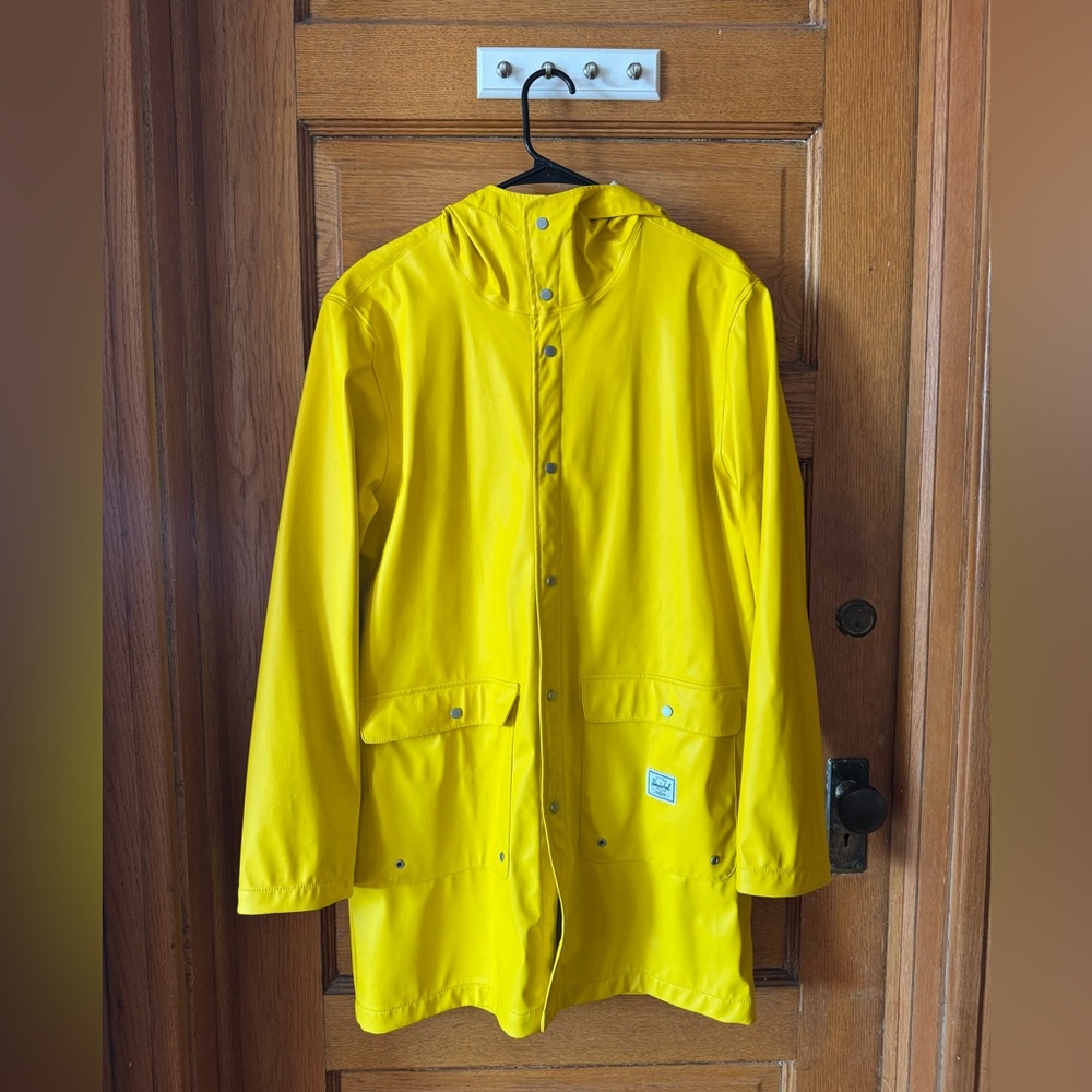 Herschel Supply Co, Rainwear, Women’s Parka Rain Jacket, Yellow, Size M